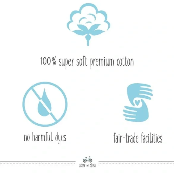 Asher and Olivia - Baby Boy's 3-Pack Long-Sleeve Kimono Bodysuit Set Onesie’s - Picture 5 of 16